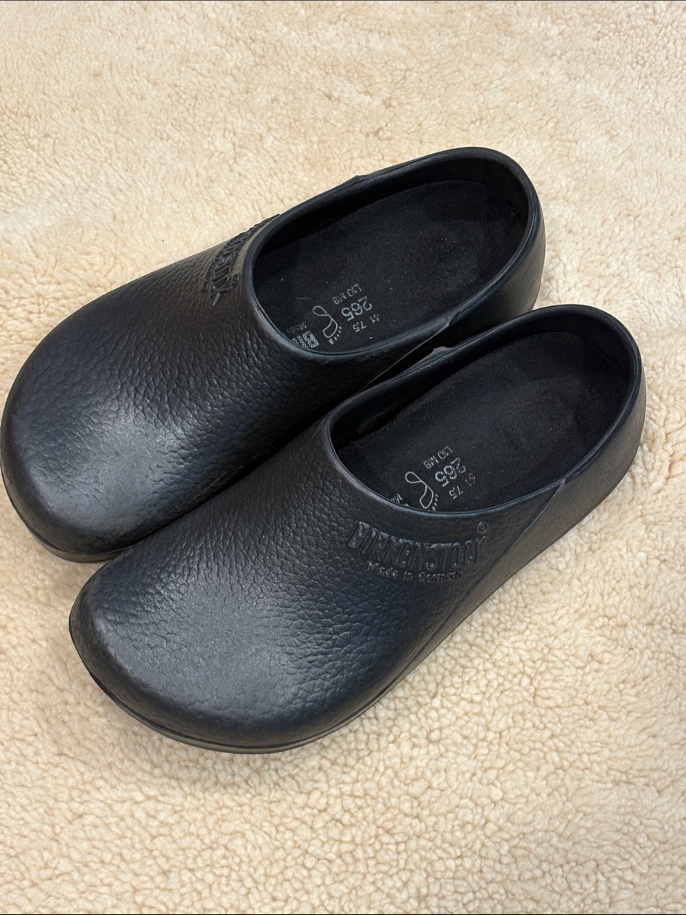 Birkenstock Black Slip-On Clog Mules